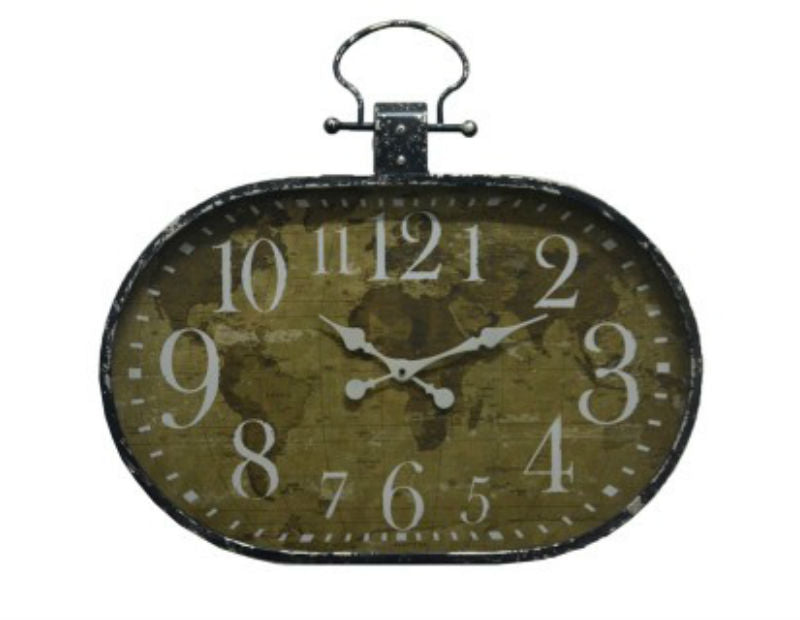 Moroque Oval Wall Clock